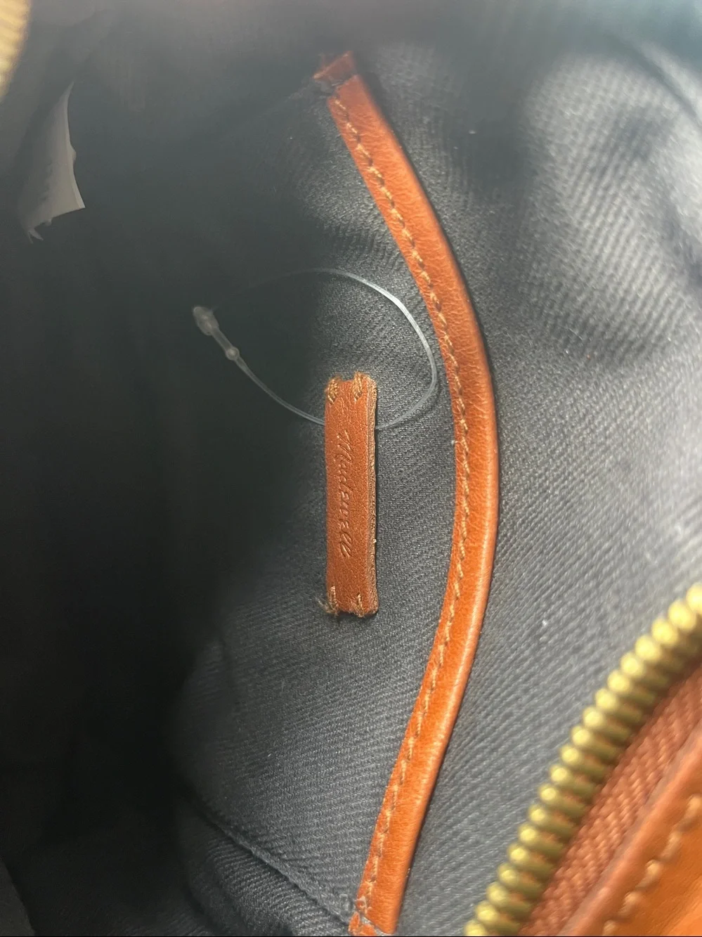 Madewell Simple Circle Leather Crossbody Bag